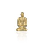 Bronze Male Lotus Pose - Padmasana (small)