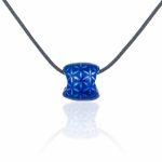 Flower Of Life Silver Bead Pendant With Enamel Flower Of Life Silver Bead Pendant With Enamel