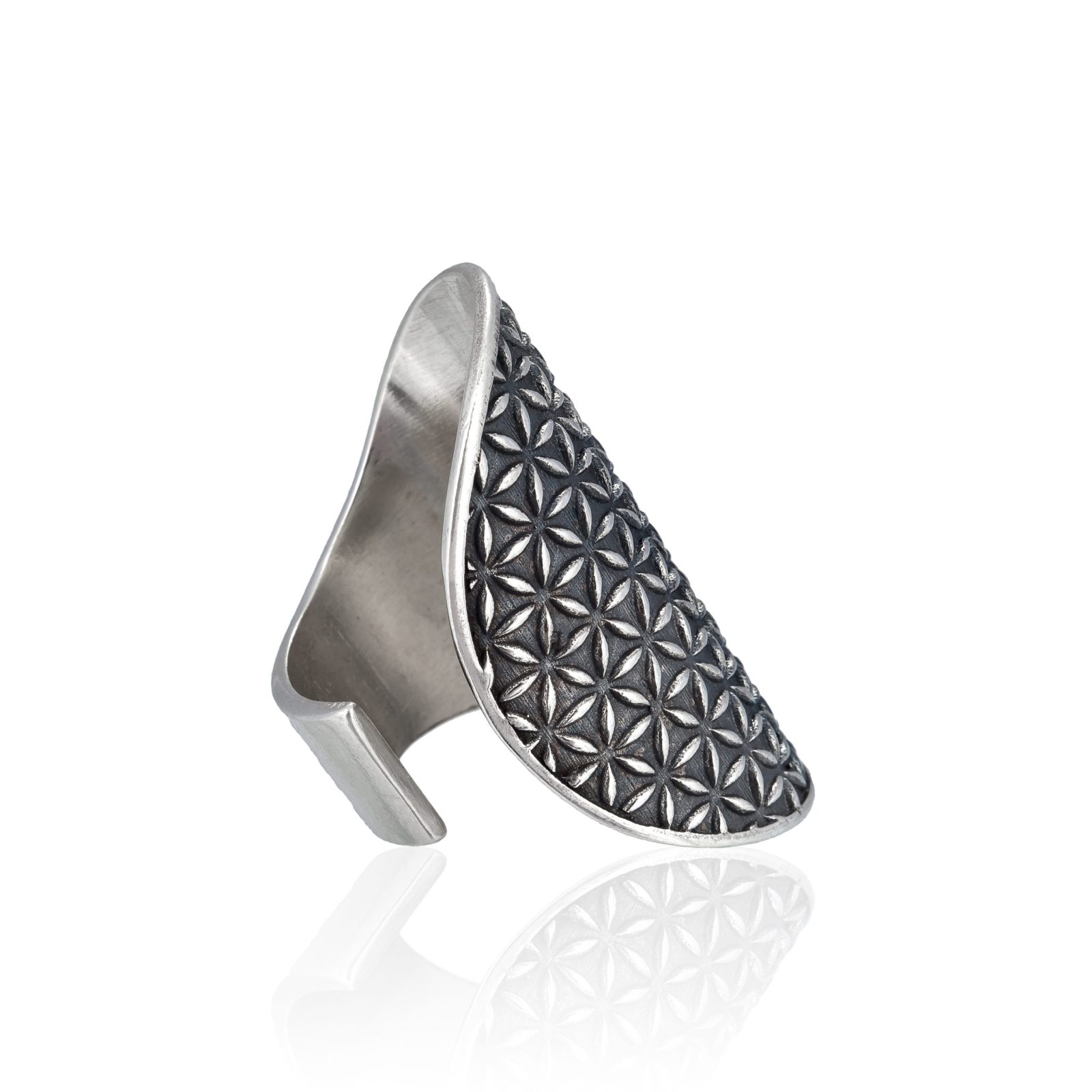"Galaxy" Flower Of Life Ring