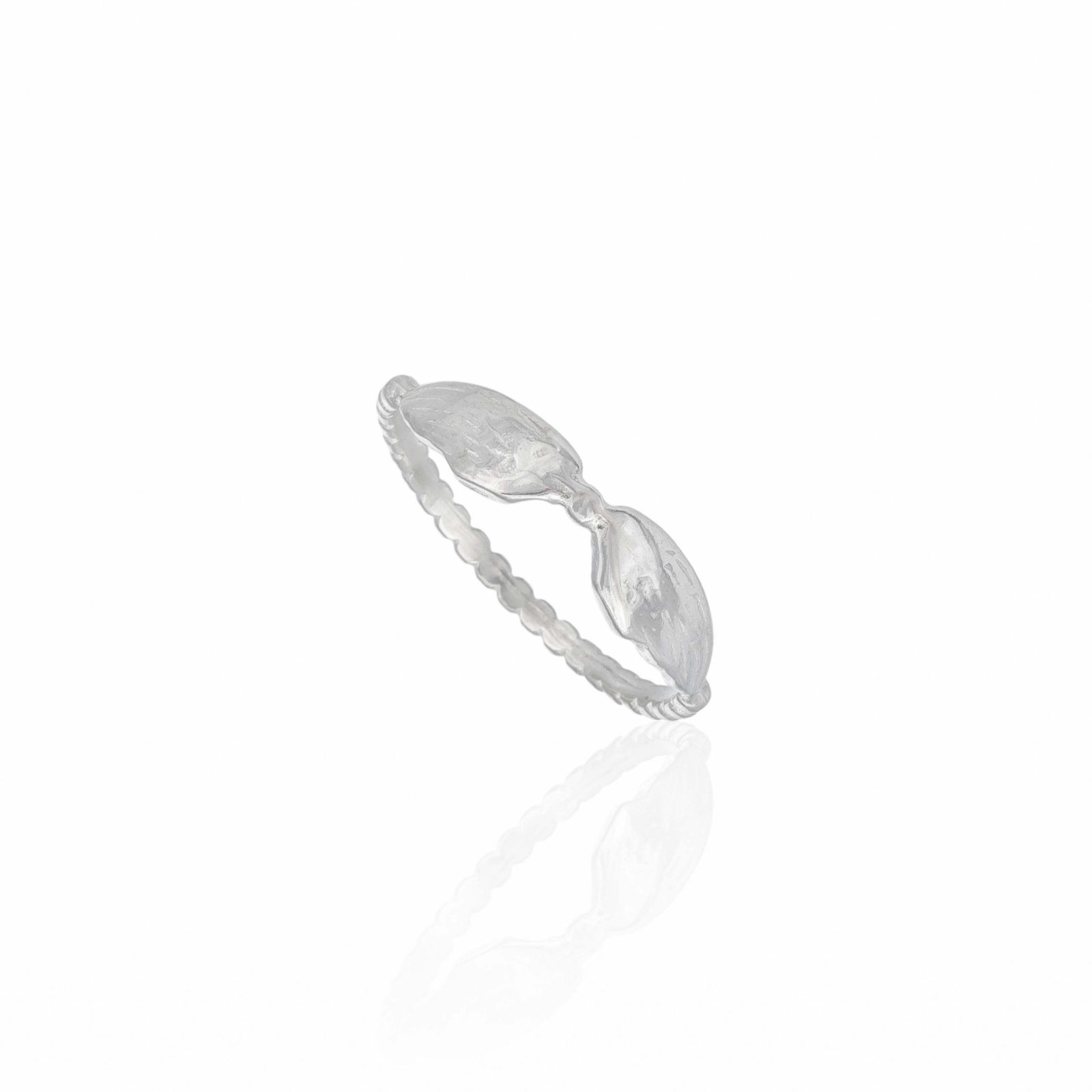 Angel Wings Silver Ring (thin)