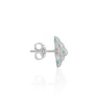 Triquetra Silber Ohhringe mit Emaille Triquetra Silber Ohhringe mit Emaille