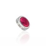 Oval Silver Ring With Enamel Oval Silver Ring With Enamel