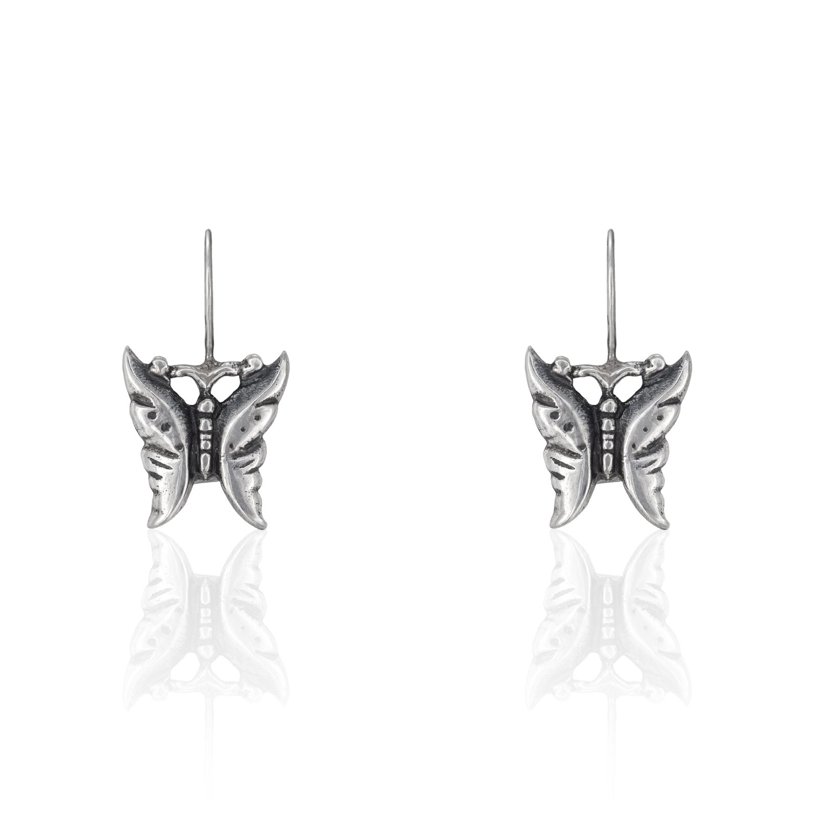 Butterfly Silver Earrings