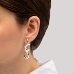 Natural Minimalist Form Silver Earrings Natural Minimalist Form Silver Earrings